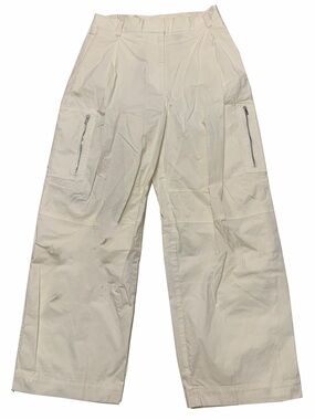 COS Wide Leg Cargo Pants in Off-White